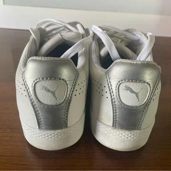 Puma Women's White Sneakers - Picture 3 of 5